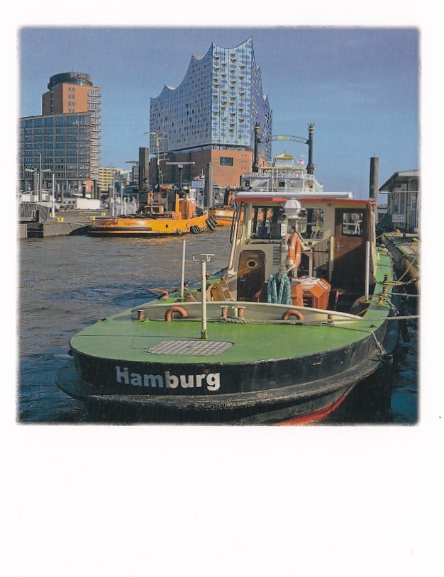Hamburg - Elphie und Boot - PolaCard