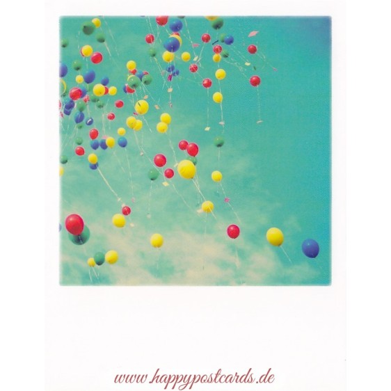 Himmel voller Luftballons - PolaCard