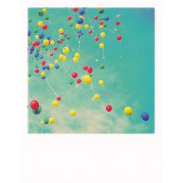 Sky with balloons - PolaCard