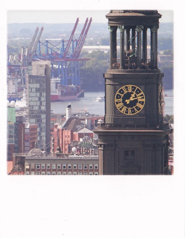 Hamburg - Blick auf Hafen - PolaCard