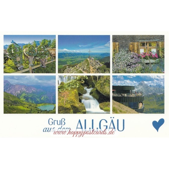 Greeting from Allgau 2 - HotSpot-Card