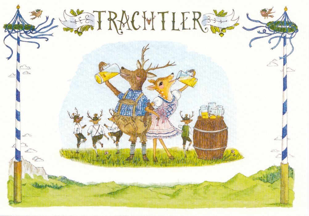 Trachtler - de Waard postcard