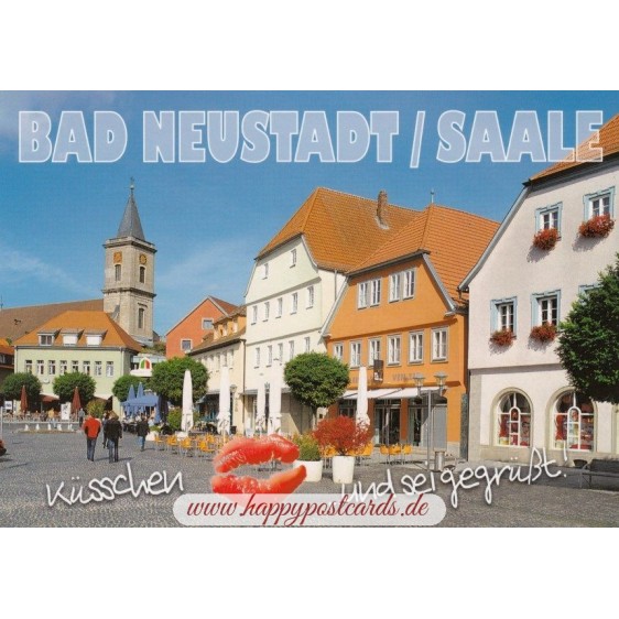 Küsschen-Bad Neustadt/Saale - Postkarte