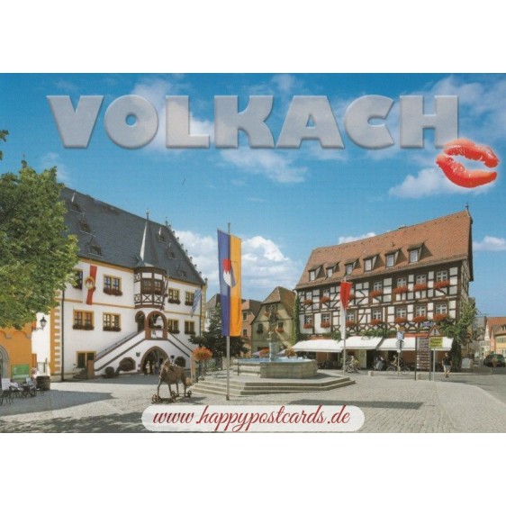 Küsschen-Volkach - Postkarte