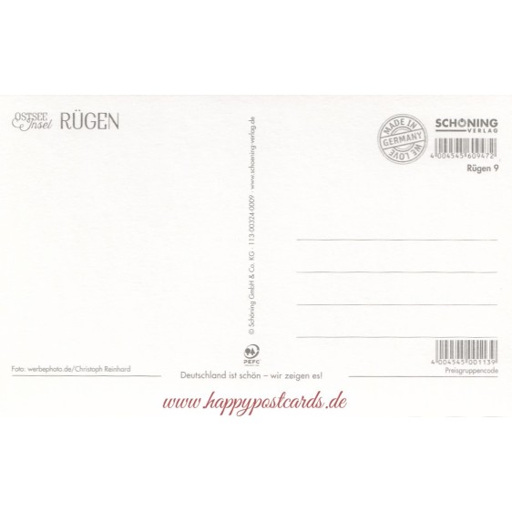 Rügen - Kreidefelsen - HotSpot-Card