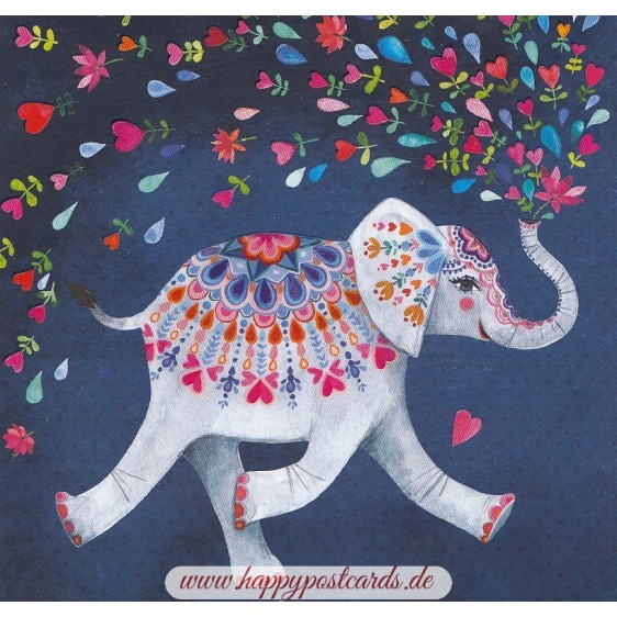 Elephant - Mila Marquis Postcard