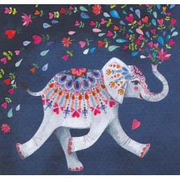 Elefant - Mila Marquis Postkarte