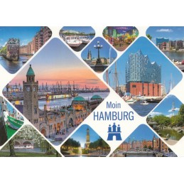 Hamburg Moin - Ansichtskarte