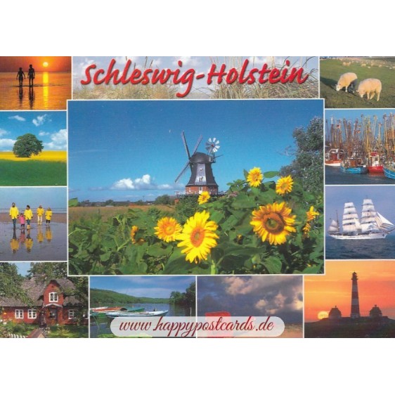Schleswig-Holstein Multi - Postkarte