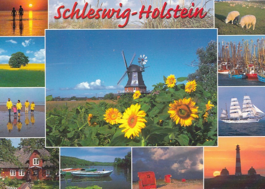 Schleswig-Holstein Multi - Postkarte