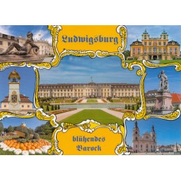 Ludwigsburg - blühendes Barock - Ansichtskarte