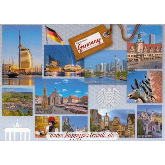 Destination: Germany - Viewcard