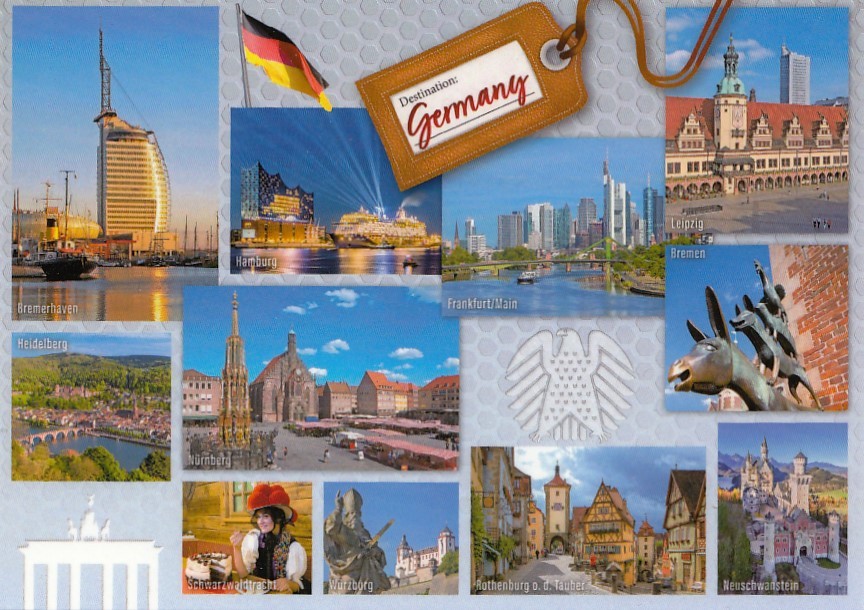 Destination: Germany - Viewcard