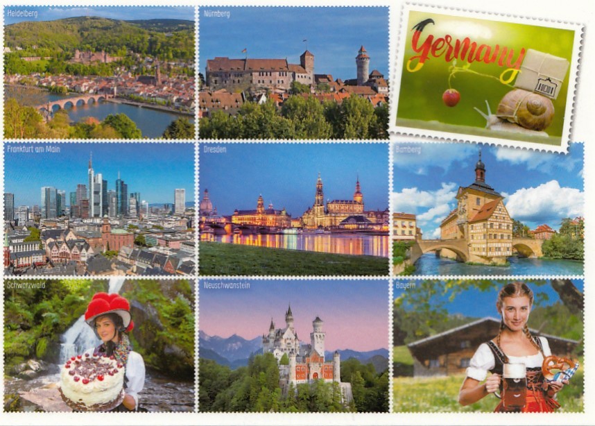 Germany - Schneckenpost - Ansichtskarte