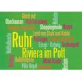 Ruhrtal Words - Viewcard