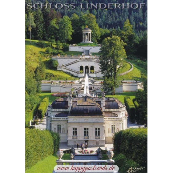 Königsschloss Linderhof 2 - Ansichtskarte