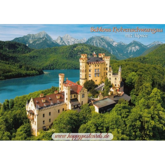 Königsschloss Hohenschwangau 2 - Ansichtskarte