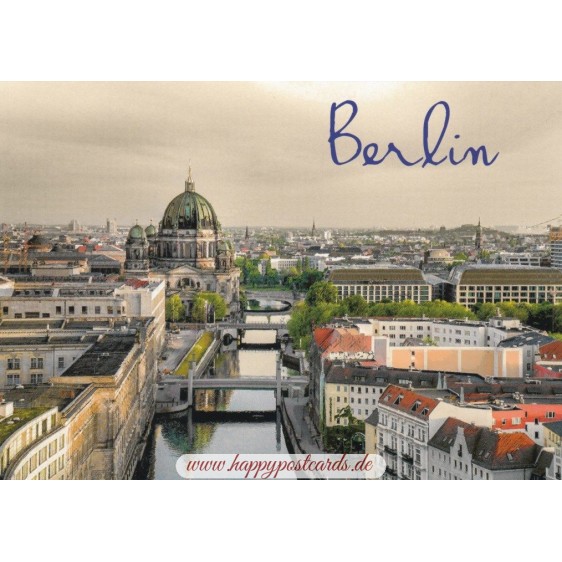 Berlin - Nikolaiviertel and Dom - Viewcard