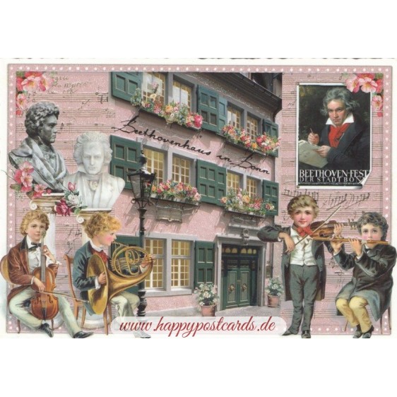 Bonn Beethovenhaus - Tausendschön - Postkarte