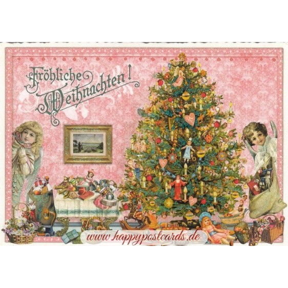 Weihnachtsbaum - Tausendschön - Postkarte