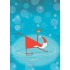 Weihnachtsmann fährt Schlittschuhe - Postkarte