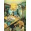 50 - Old Ladies wrap in gifts - Postcard