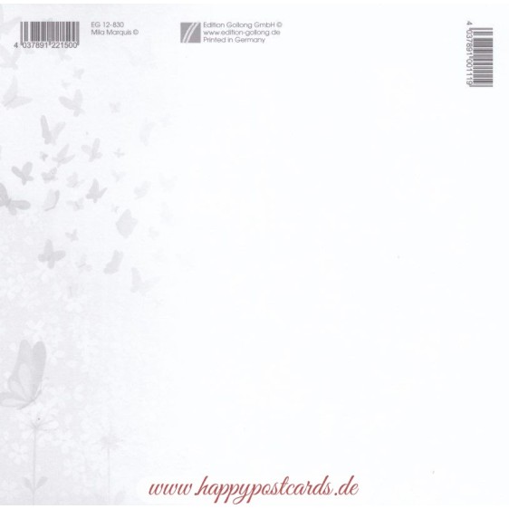 Schmetterlingsmädchen - Mila Marquis Postkarte