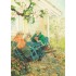 04 - Old Ladies playing cards - Postcard