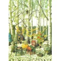 36 - Frauen im Birkenwald - Löök Postkarte