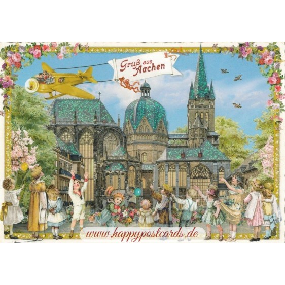 Aachen Cathedral - Tausendschön - Postcard
