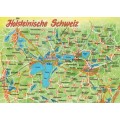 Holsteinische Schweiz - Map - Postcard