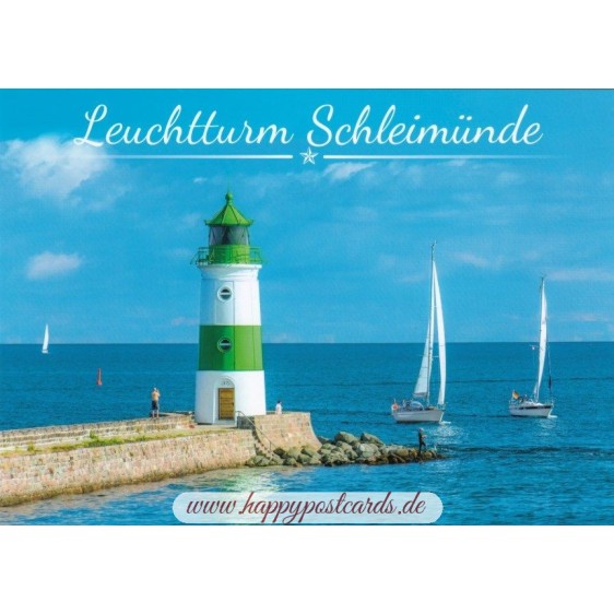 Lighthouse Schleimünde - Day - Viewcard