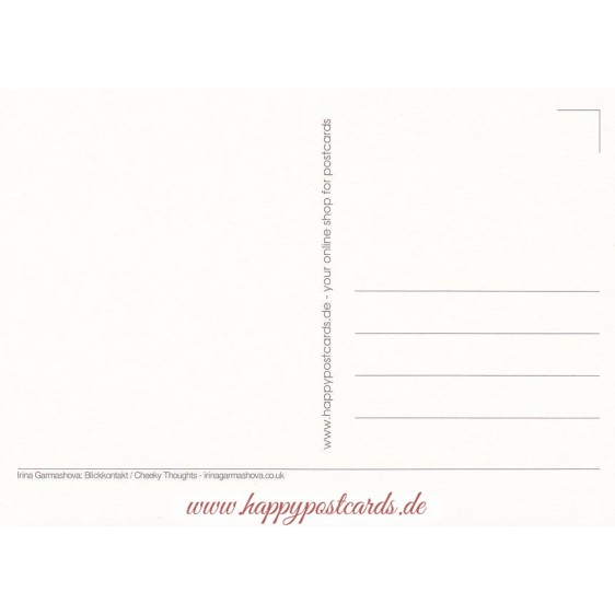 Cheeky Thoughts - Garmashova - Postcard