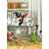 Findus visiting the chicken - Pettersson postcard