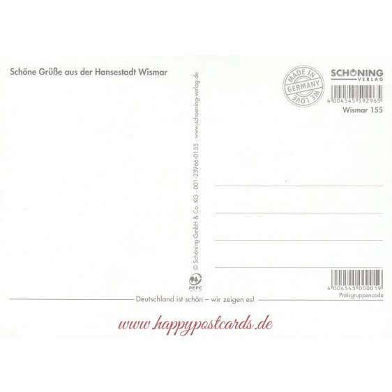 Mail from Wismar - Viewcard