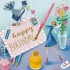 Happy Birthday Brief - Mila Marquis Postkarte