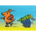 Maus: Elefant mit Schultüte
