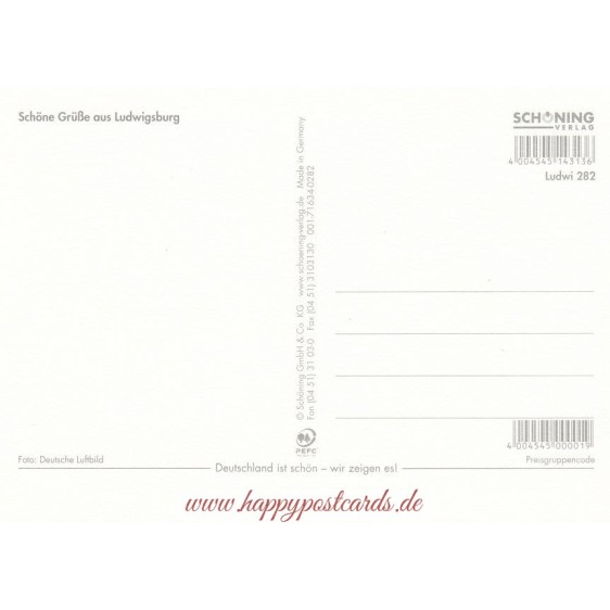 Castle Ludwigsburg - Viewcard