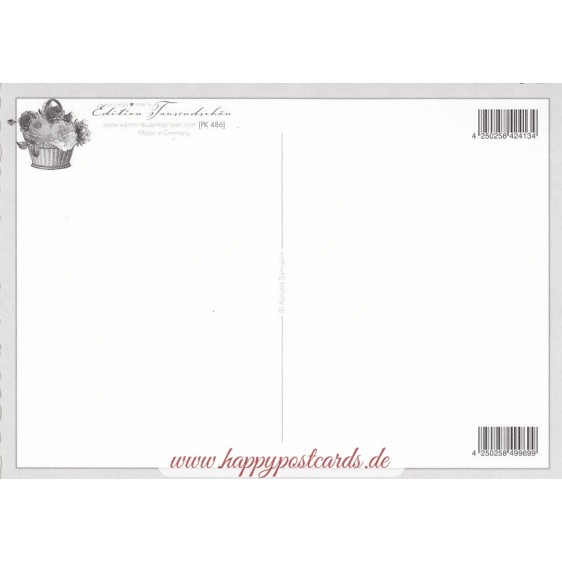 Elefant - Tausendschön - Postkarte