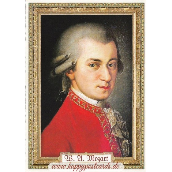 Mozart - Tausendschön - Postcard