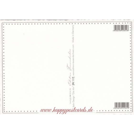Ahr Map - Tausendschön - Postkarte