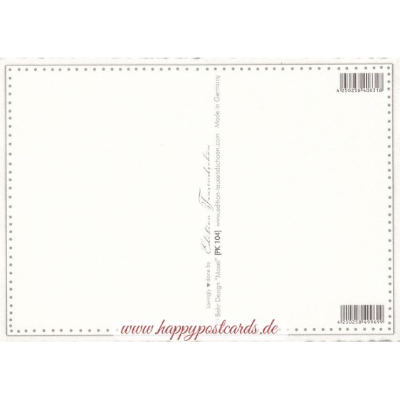 Mosel Map - Tausendschön - Postkarte