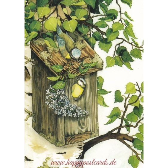 119 - Blaumeisen - Löök Postkarte