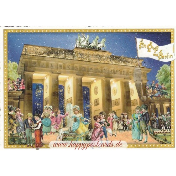 Berlin - Brandenburger Tor - Tausendschön - Postkarte