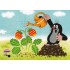 Der Maulwurf mit Gießkanne - Maulwurf Postkarte
