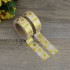 Gold - White Circles - Foil - Washi Tape - Masking Tape