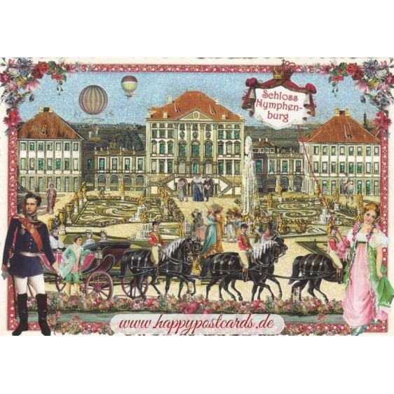 München - Schloss Nymphenburg - Tausendschön - Postkarte