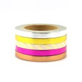 Mix 5 thinn rolls 2 solid foil - Washi Tape - Masking Tape