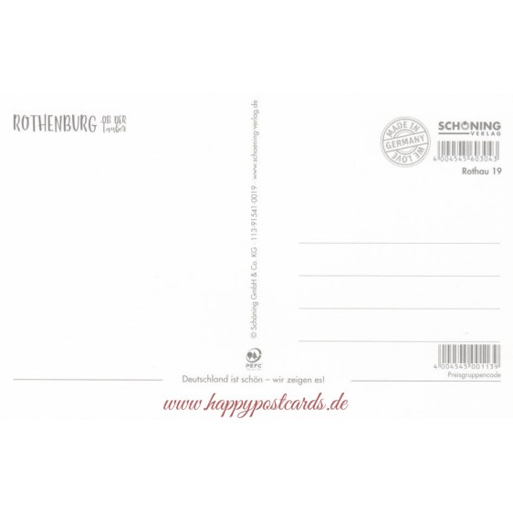 Rothenburg o.d. Tauber 2 - HotSpot-Card