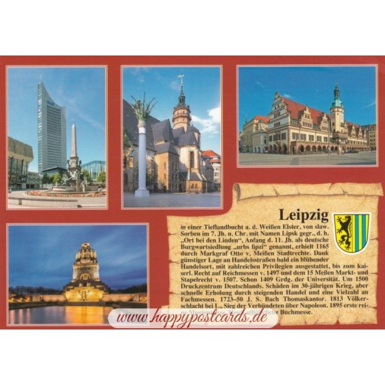 Leipzig - Chronicle - Viewcard